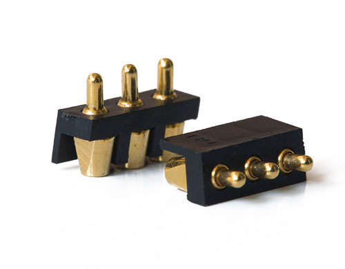 3PIN側(cè)接式彈簧針POGOPIN連接器插圖2 3PIN側(cè)接式彈簧針POGOPIN連接器插圖2